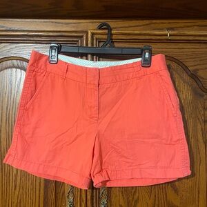 J. Crew Vibrant Coral Women's Bermudas Shorts